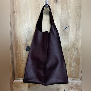Oversized Leather Tote - New without tags